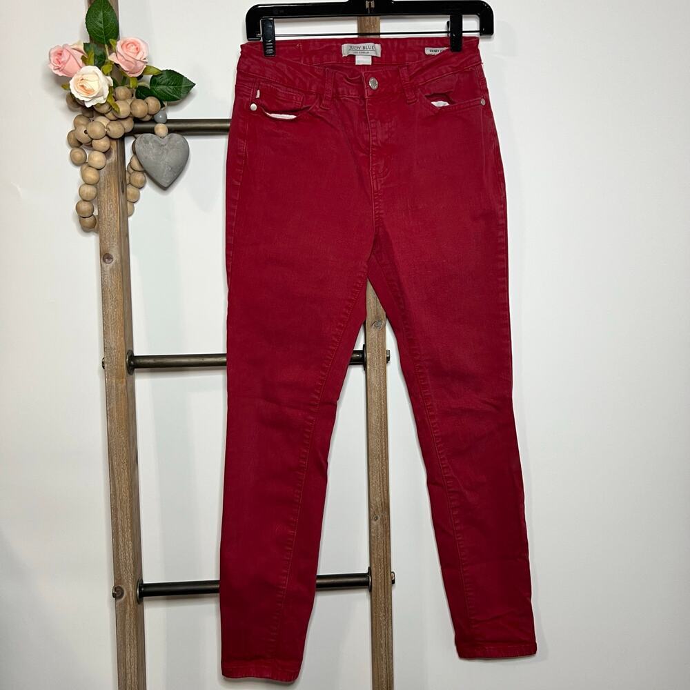 Judy Blue Deep Red Skinny Jeans